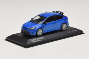 Ford Focus RS Mk2 Modrá Metalíza Minichamps 1:43 400088101 Kov – obrázek 2 z 4