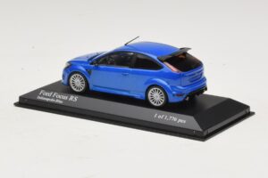 Ford Focus RS Mk2 Modrá Metalíza Minichamps 1:43 400088101 Kov – obrázek 3 z 4