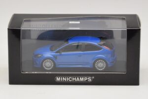 Ford Focus RS Mk2 Modrá Metalíza Minichamps 1:43 400088101 Kov – obrázek 4 z 4