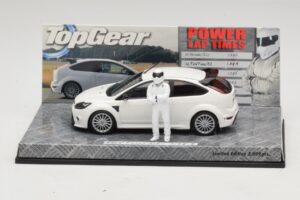 Ford Focus RS Mk2 Top Gear Bílý S Figurkou Minichamps 1:43 519438810 Kov