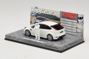 Ford Focus RS Mk2 Top Gear Bílý S Figurkou Minichamps 1:43 519438810 Kov – obrázek 3 z 5
