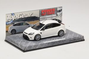 Ford Focus RS Mk2 Top Gear Bílý Bez Figurky Minichamps 1:43 519438810-R1 Kov – obrázek 2 z 5