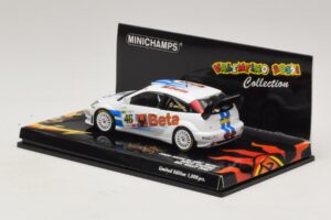 Ford Focus RS WRC #46 V. Rossi / C. Cassina RAC Rally 2007 Poškozená Krabice Minichamps 1:43 400078446-O1 Kov – obrázek 3 z 5