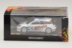 Ford Focus RS WRC #46 V. Rossi / C. Cassina RAC Rally 2007 Poškozená Krabice Minichamps 1:43 400078446-O1 Kov – obrázek 5 z 5