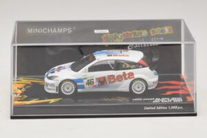 Ford Focus RS WRC #46 V. Rossi / C. Cassina RAC Rally 2007 Minichamps 1:43 400078446 Kov – obrázek 4 z 5