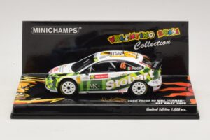 Ford Focus RS WRC #46 V. Rossi / C. Cassina RAC Rally 2008 Minichamps 1:43 400088146 Kov