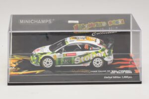 Ford Focus RS WRC #46 V. Rossi / C. Cassina RAC Rally 2008 Minichamps 1:43 400088146 Kov – obrázek 4 z 5