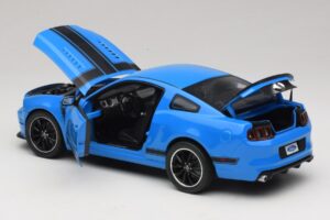 Ford Mustang Boss 302 S197 Modrá Shelby Collectibles 1:18 25414S Kov – obrázek 5 z 8