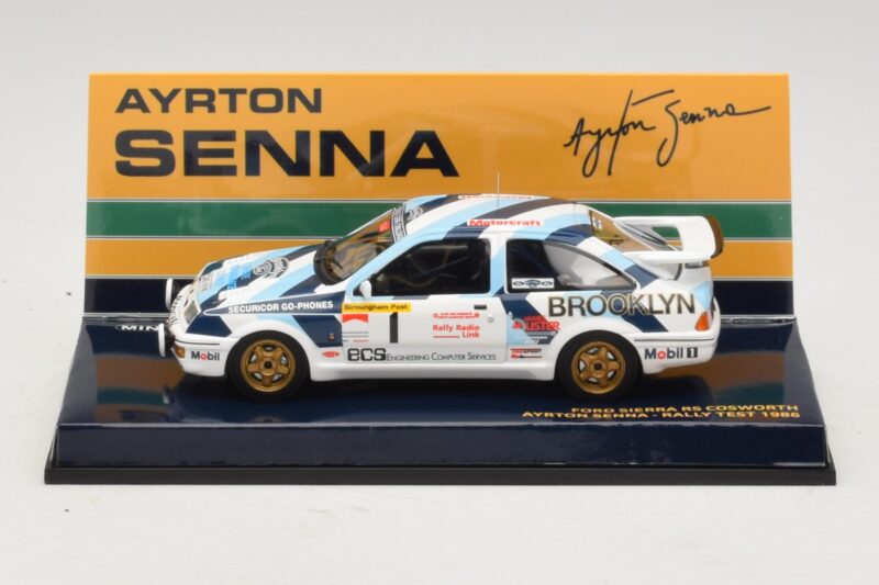 Ford Sierra RS Cosworth #1 A. Senna Rally Test 1986 Minichamps 1:43 540864399 Kov