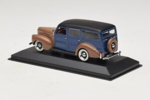 Ford V8 De Luxe Woody Station Wagon Hnědý Modrý Minichamps 1:43 400082112 Kov – obrázek 3 z 4