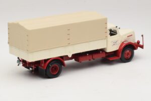 Henschel HS 140 Valníkový Vůz Bílý Červený Minichamps 1:43 439171020 Kov – obrázek 2 z 6