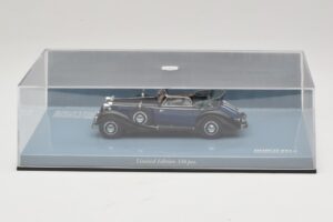 Horch 853 A Sport Cabriolet Černá Modrá Minichamps 1:43 436012036 Kov – obrázek 5 z 5