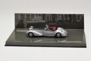 Horch 855 Special Roadster Stříbrná Černá Minichamps 1:43 436014204 Kov
