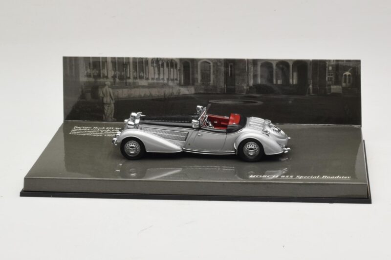 Horch 855 Special Roadster Stříbrná Černá Minichamps 1:43 436014204 Kov