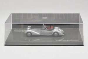 Horch 855 Special Roadster Stříbrná Černá Minichamps 1:43 436014204 Kov – obrázek 5 z 5