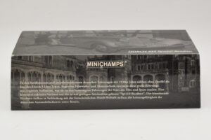 Horch 855 Special Roadster Stříbrná Modrá Minichamps 1:43 436014202 Kov – obrázek 4 z 5