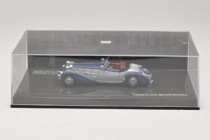 Horch 855 Special Roadster Stříbrná Modrá Minichamps 1:43 436014202 Kov – obrázek 5 z 5