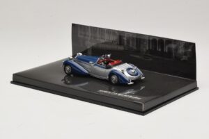 Horch 855 Special Roadster Stříbrně Modrá Bez Vnější Krabice Minichamps 1:43 436014202-O1 Kov – obrázek 3 z 4