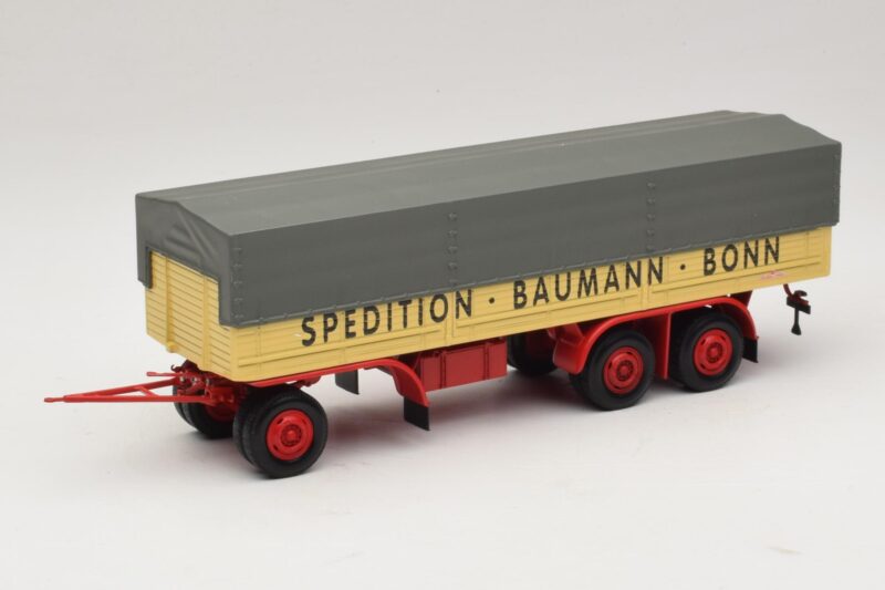 Kassbohrer Valníkový Přívěs Baumann Bonn Minichamps 1:43 439161097 Kov