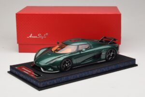 Koenigsegg Regera Zelený Tónovaný Karbon FrontiArt 1:18 AS010-110 Pryskyřice – obrázek 6 z 7
