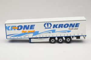 Krone Profiliner Kloubový Plachtový Návěs Minichamps 1:43 439911120 Kov – obrázek 3 z 6