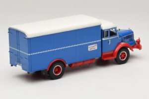 Krupp Titan Skříňové Vozidlo Modrý Červený Minichamps 1:43 439069040 Kov – obrázek 2 z 6
