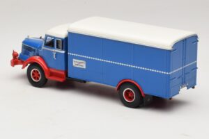 Krupp Titan Skříňové Vozidlo Modrý Červený Minichamps 1:43 439069040 Kov – obrázek 5 z 6