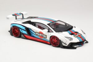 Lamborghini Aventador LB Works Martini Livery AUTOart 1:18 79185 Kompozit – obrázek 6 z 8