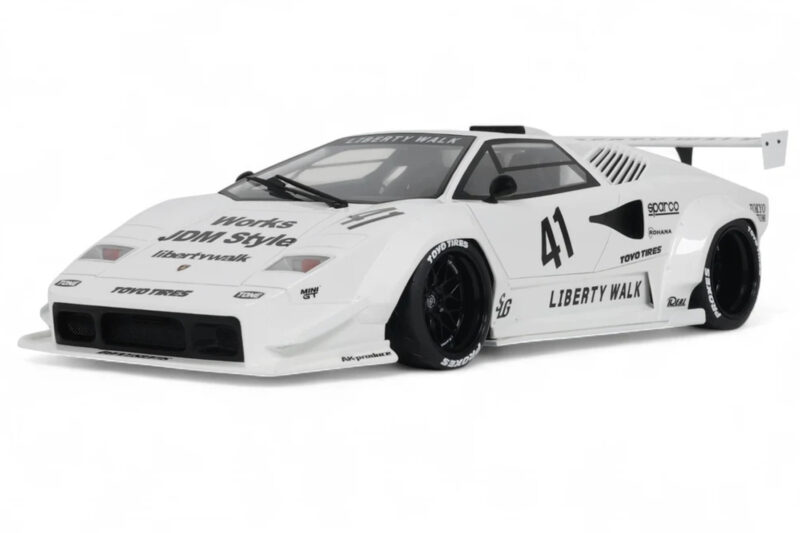 Lamborghini Countach LB-Works Bílý GT Spirit 1:18 Z356-WH Pryskyřice