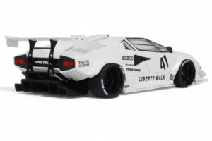 Lamborghini Countach LB-Works Bílý GT Spirit 1:18 Z356-WH Pryskyřice – obrázek 2 z 5