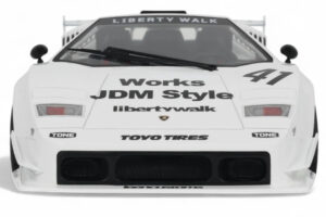 Lamborghini Countach LB-Works Bílý GT Spirit 1:18 Z356-WH Pryskyřice – obrázek 4 z 5