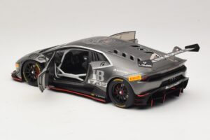 Lamborghini Huracan LP620-2 Super Trofeo #63 Tmavě Šedý 2016 AUTOart 1:18 81559 Kompozit – obrázek 5 z 8