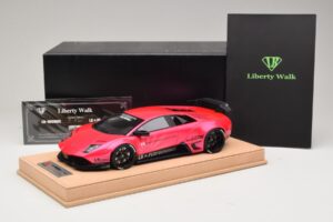 Lamborghini Murcielago Liberty Walk Lesklá Růžová AB Models 1:18 REMC044 Pryskyřice – obrázek 7 z 7