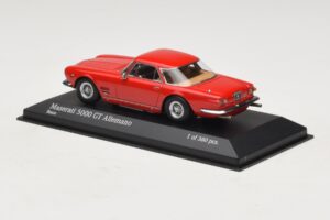 Maserati 5000 GT Allemano Červený Minichamps 1:43 437123321 Kov – obrázek 3 z 4
