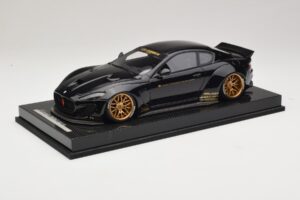 Maserati GranTurismo Liberty Walk Černý se Zlatými Ráfky AB Models 1:18 MAS-LB08-C Pryskyřice