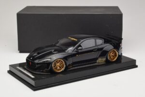 Maserati GranTurismo Liberty Walk Černý se Zlatými Ráfky AB Models 1:18 MAS-LB08-C Pryskyřice – obrázek 6 z 7