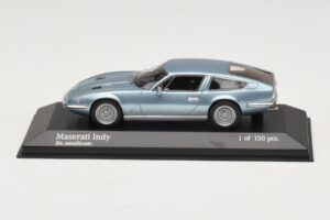 Maserati Indy Blue Metallic Minichamps 1:43 437123122 Kov
