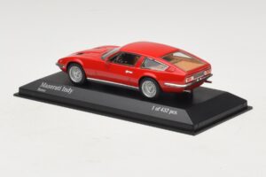 Maserati Indy Červený Minichamps 1:43 437123120 Kov – obrázek 3 z 4