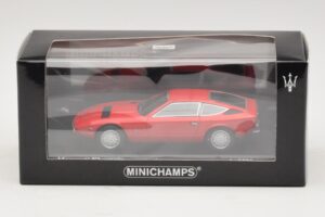 Maserati Khamsin Červený Minichamps 1:43 437123224 Kov – obrázek 4 z 4