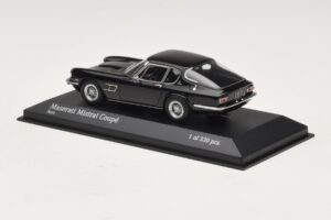 Maserati Mistral Černý Minichamps 1:43 437123421 Kov – obrázek 3 z 4