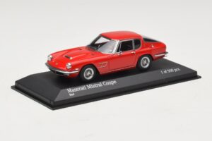 Maserati Mistral Červený Minichamps 1:43 437123424 Kov – obrázek 2 z 4
