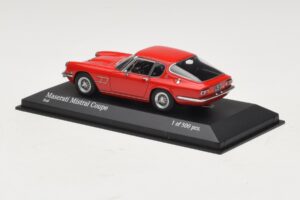 Maserati Mistral Červený Minichamps 1:43 437123424 Kov – obrázek 3 z 4