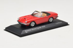 Maserati Mistral Spyder Červený Minichamps 1:43 437123430 Kov – obrázek 2 z 4