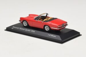 Maserati Mistral Spyder Červený Minichamps 1:43 437123430 Kov – obrázek 3 z 4