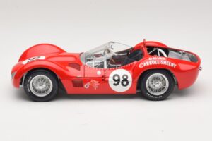 Maserati Tipo 61 #98 C. Shelby Times Mirror Grand Prix for Sportscars 1960 Minichamps 1:18 100601298 Kov – obrázek 4 z 8