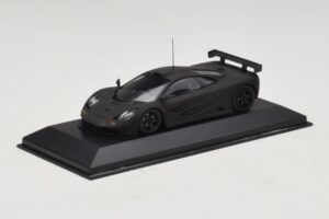 McLaren F1 GTR Prototype Černá Matná S Černými Koly Minichamps 1:43 MCLAREN009 Kov