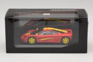 McLaren F1 Červená Se Žlutými Pruhy Minichamps 1:43 MCLAREN006 Kov – obrázek 4 z 4