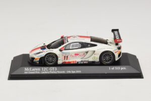 McLaren MP4-12C GT3 #11 Art Grand Prix Leclerc / Parisy 24 Hours of Spa 2013 Minichamps 1:43 437131311 Kov