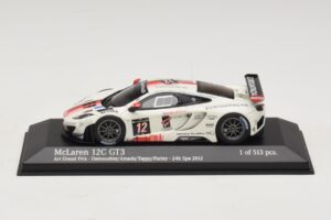 McLaren MP4-12C GT3 #12 Art Grand Prix Demoustier / Amado 24 Hours of Spa 2012 Minichamps 1:43 437121312 Kov