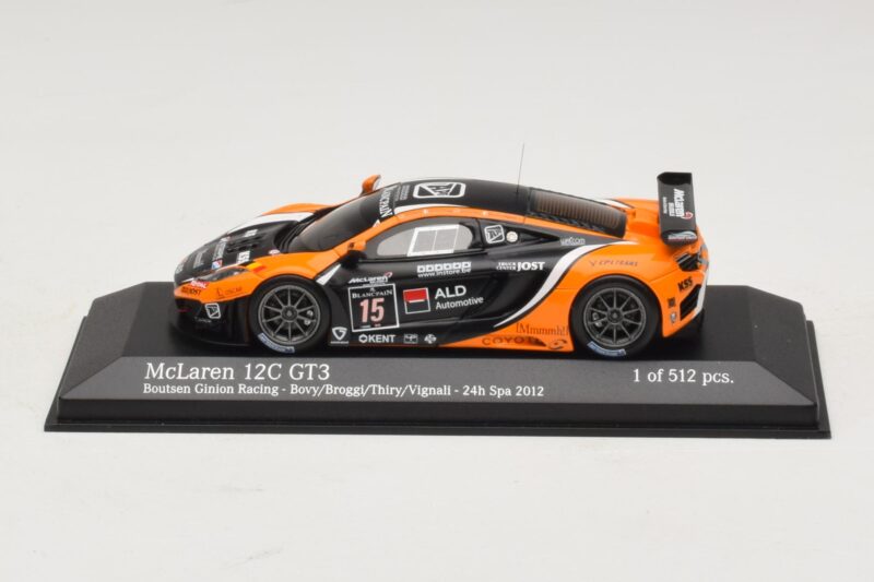 McLaren MP4-12C GT3 #15 Boutsen Racing Bovy / Broggi 24 Hours of Spa 2012 Minichamps 1:43 McLaren MP4-12C GT3 #15 Boutsen Racing Bovy / Broggi 24 Hours of Spa 2012 Minichamps 1:43 437121315 Kov